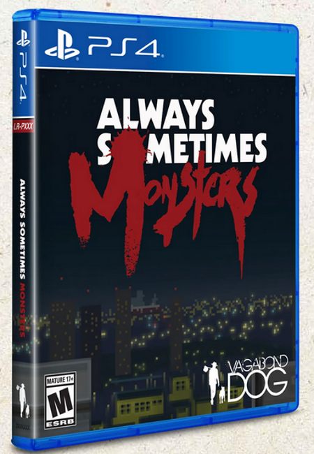 Always Sometimes Monsters physical release PlayStation 4