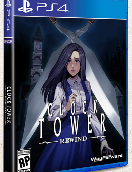 Clock Tower Rewind physical release Playstation 4