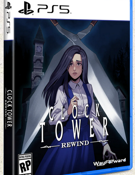 Clock Tower Rewind physical release Playstation 5