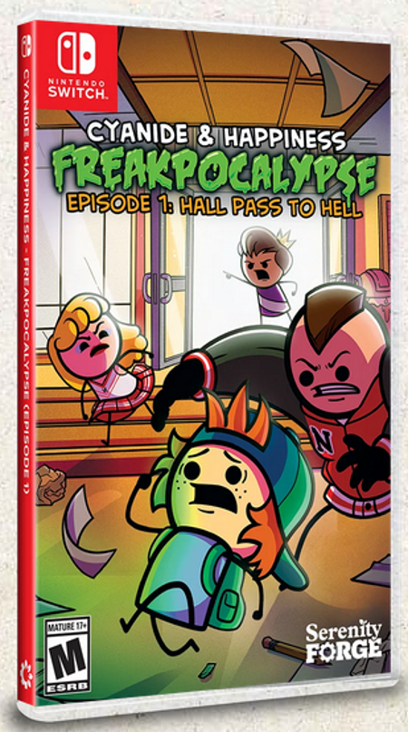 Cyanide & Happiness Freakpocalypse Episode 1 physical release Nintendo Switch 