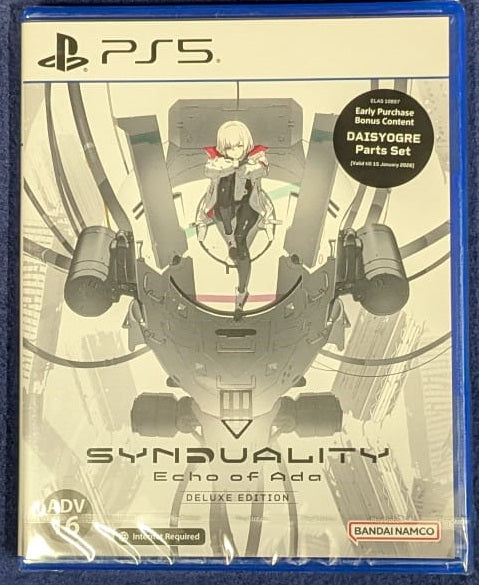 SYNDUALITY Echo of Ada Deluxe Edition PlayStation 5 English cover